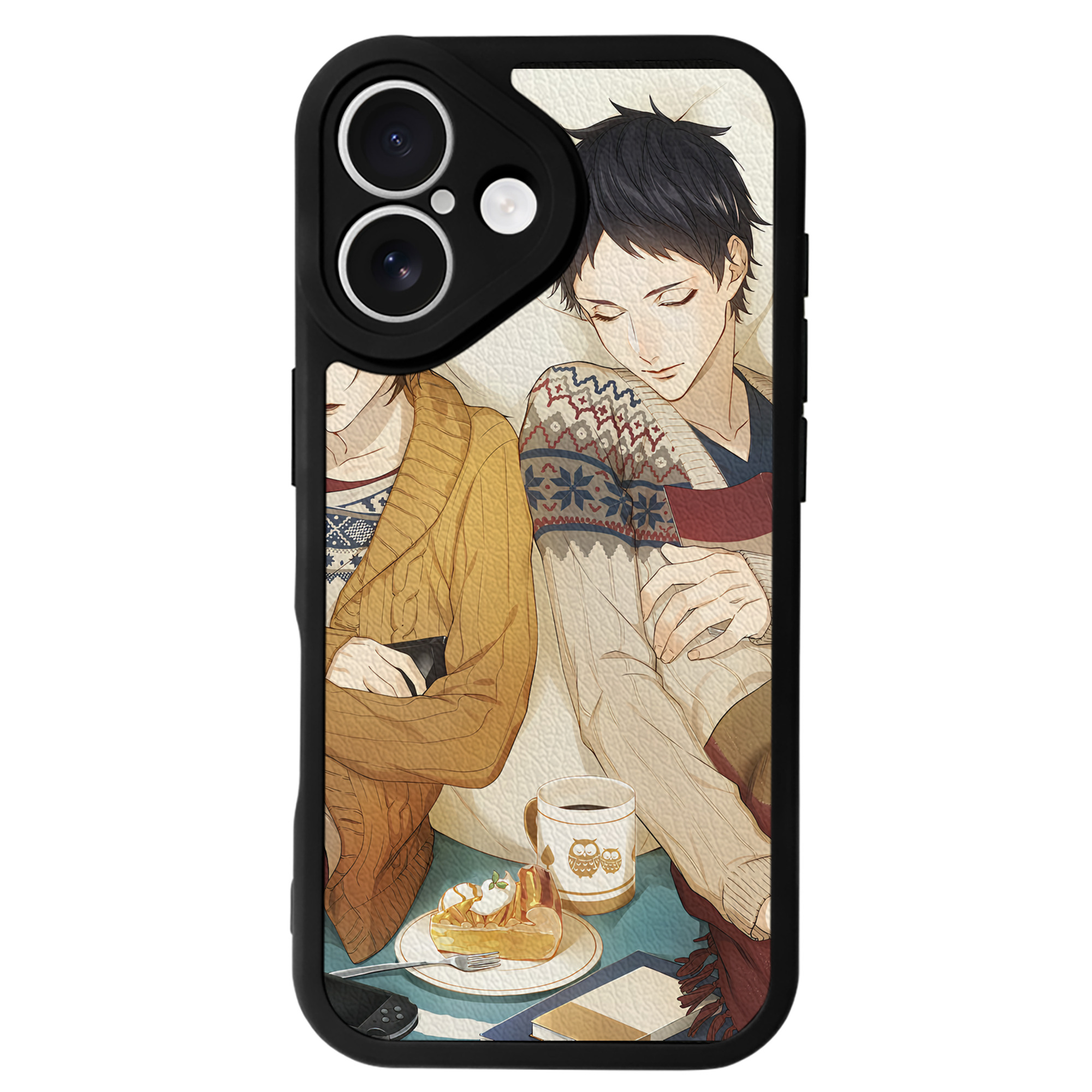 （画像用） ハイキュー!! Haikyu!! 【iPhone 16シリーズ対応】シリコンスマホケース（レザー調） 材質：シリコン